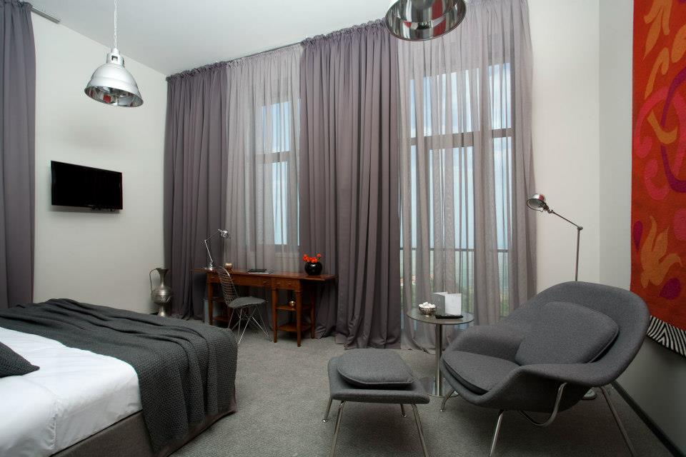 Schlafzimmer, Kabadoni Hotel, Sighnaghi, Georgien Rundreise
