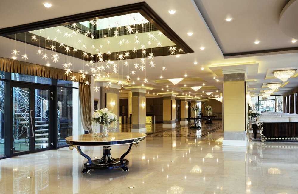 Lobby, Hotel Ambassadori, Tbilisi, Georgien Rundreise