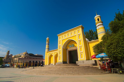 Id Kah Moschee, Kashgar, China, Seidenstrasse Reise