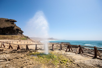 Mughsail Blowhole, Salalah, Oman Rundreise