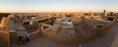 Usbekistan Rundreise, Chiwa, Panorama