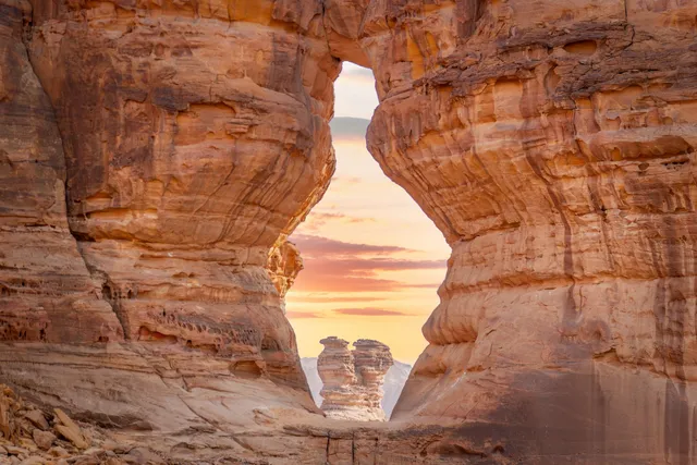 Felsformationen, Al Ula, Saudi Arabien