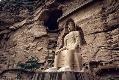 Bingling Grotte, Lanzhou, China, Seidenstrasse Reise