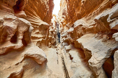 Steinformationen im Chahkooh Valley auf der Qeshm Island, Iran Reise