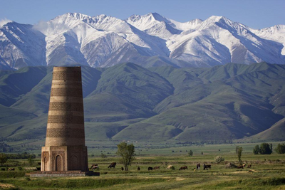 Burana Turm, Kirgistan, Zentralasien Rundreise