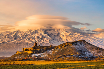 Kloster Khor Virap, Mount Ararat, Armenien Rundreise