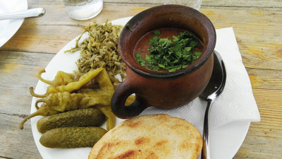 traditionelles Essen, Georgien Reisen