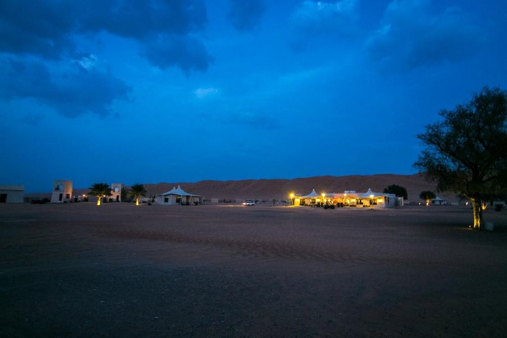 Nachtansicht, Desert Nights Camp, Wahiba Sands, Oman Rundreise
