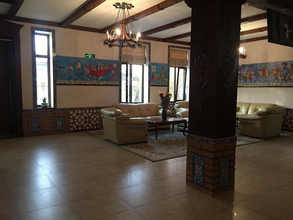 Aufenthaltsbereich, Hotel Platan Samarkand, Usbekistan Rundreise