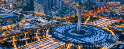 Panoramabild Astana, Kasachstan Rundreise