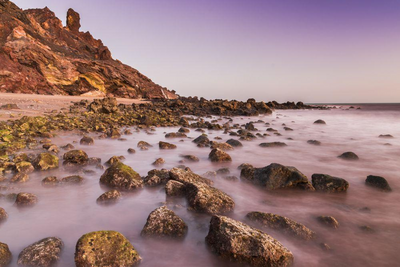 Strand, Hormoz Island, Iran Reise