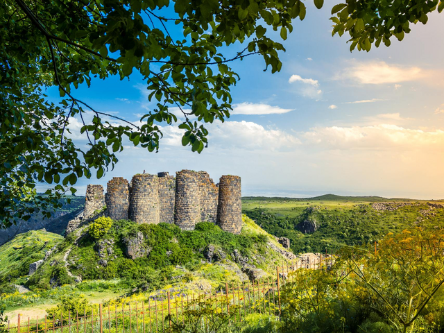 Ruinen der Amberd Festung, Armenien Riese