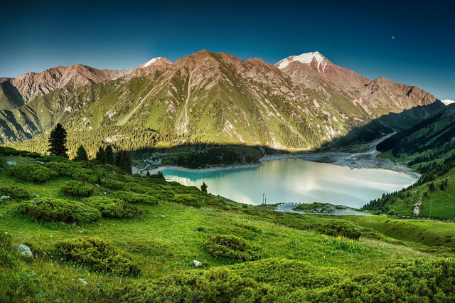 Großer Almaty See, Kasachstan Rundreise
