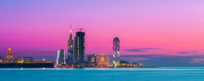 Skyline Batumi, Adjara, Georgien Privatreise