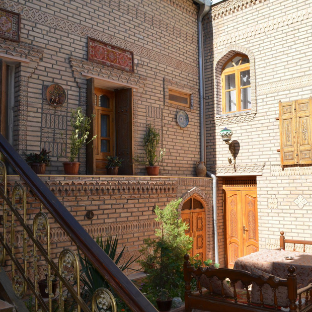 Usbekistan Rundreise, Sasha & Son Boutique Hotel, Innenhof