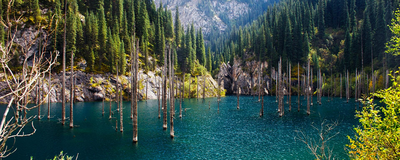 Kaindy See, Kasachstan Rundreise