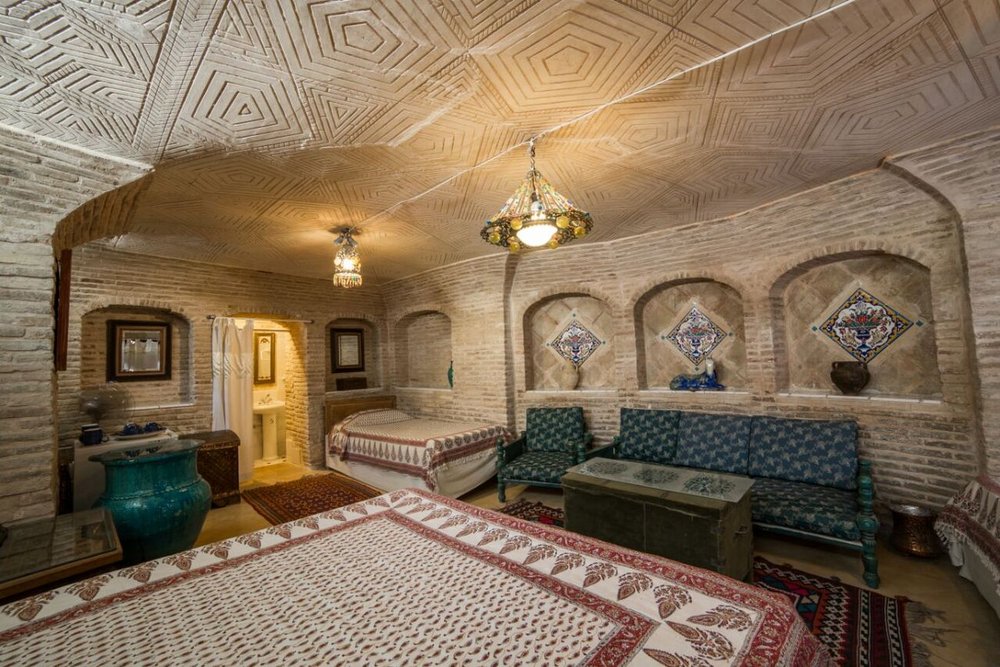 Wunderschöne traditionelle Architektur, Bekhradis House, Isfahan, Iran Reise