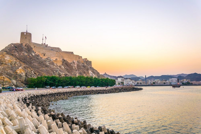 Festung Muttrah, Corniche, Oman Rundreise
