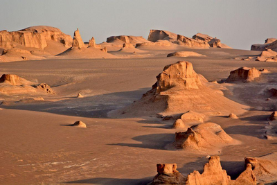 Die Windhöcker in Shahdad, Iran Reise