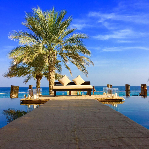 Steg, Six Senses Zighy Bay, Dibba, Oman Rundreise