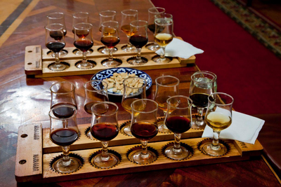 Usbekistan Rundreise, Weinprobe