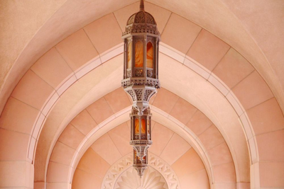 Laterne, Oman Reise, Abreise