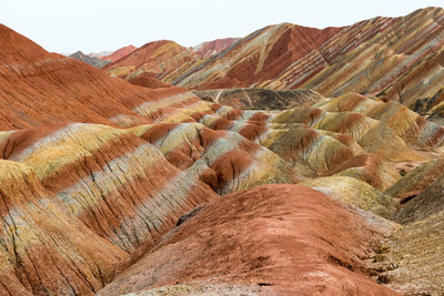 Danxia Gebirge, China, Seidenstrasse Reise