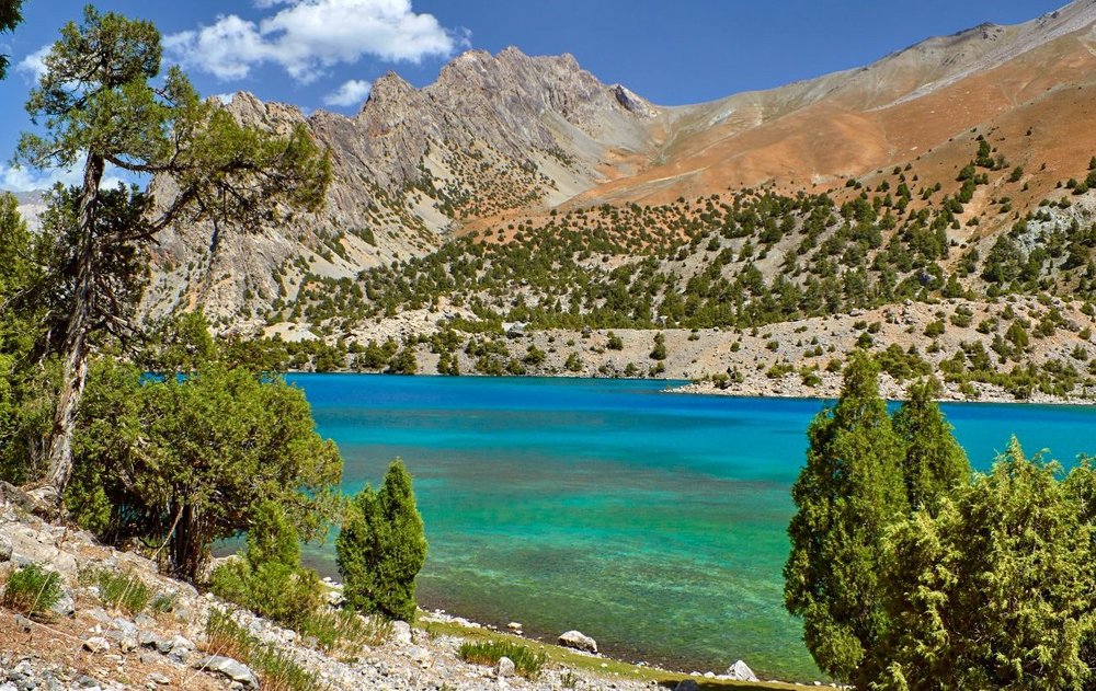Alaudin-See, Tadschikistan Reise