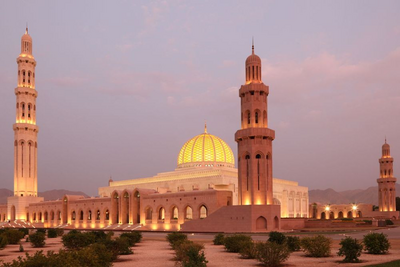 Große Moschee in Muscat, Oman Rundreise