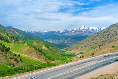 Kamchik Pass, Qurama Gebirge, Usbekistan Rundreise