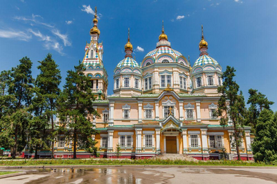 Zenkov-Kathedrale, Almaty, Kasachstan, Zentralasien Rundreise