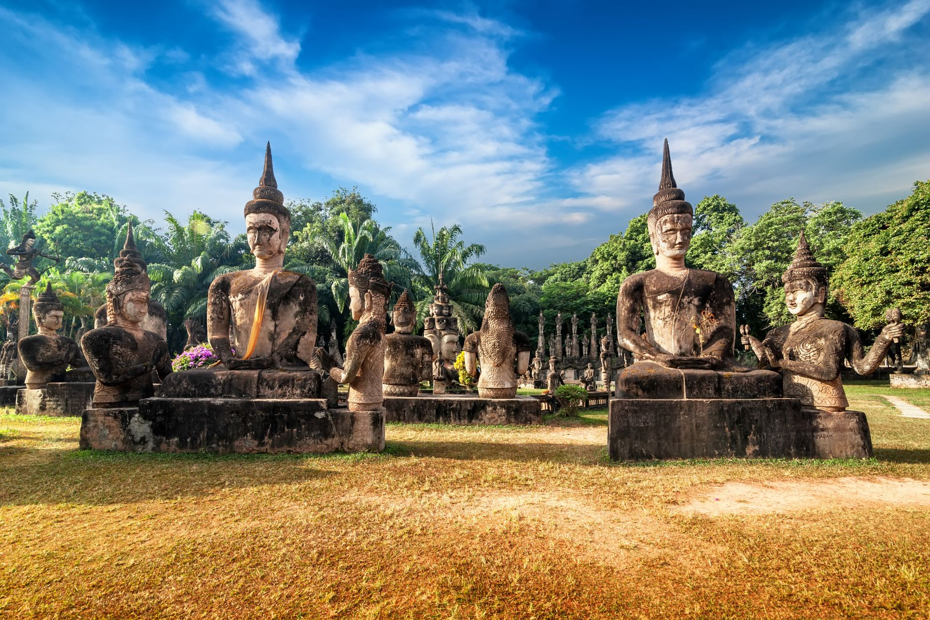 Wat Xieng Khuan Buddha Park, Laos Reisen