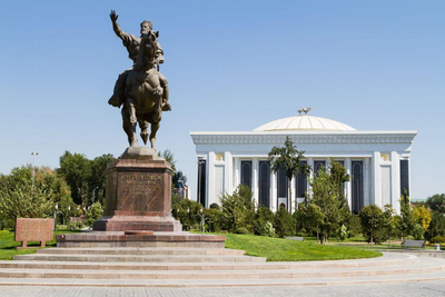 Statue von Amir Temur in Taschkent, Usbekistan Reise