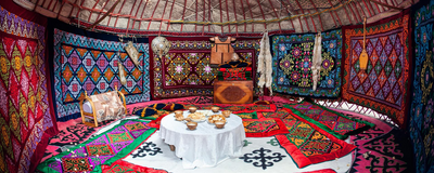 Nomaden Hütte, Kirgistan Rundreise