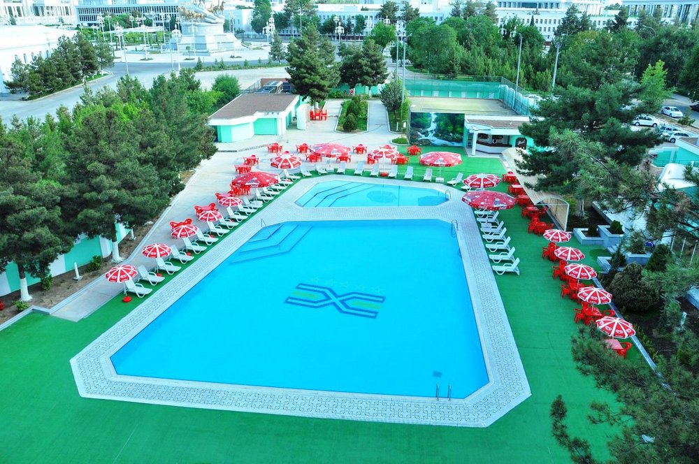 Pool, Grand Turkmen Hotel, Aschgabat, Turkmenistan Reise