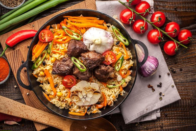Plov, Usbekistan Rundreise, Traditionelles Essen