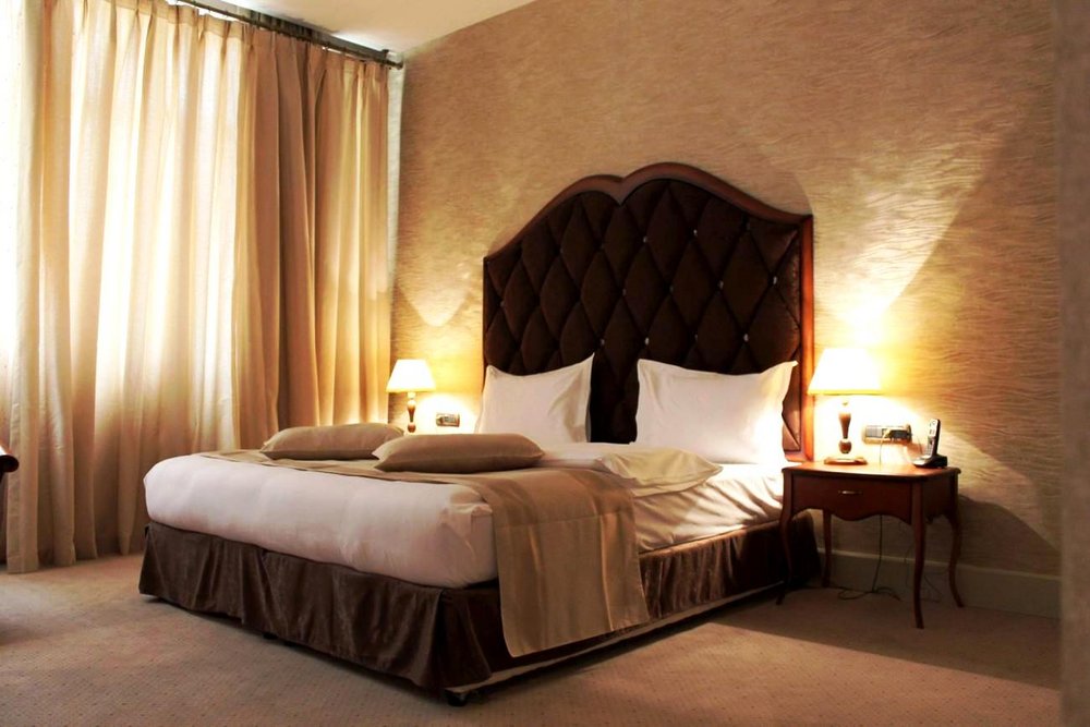Schlafzimmer, Sapphire City Hotel, Baku, Armenien Rundreise