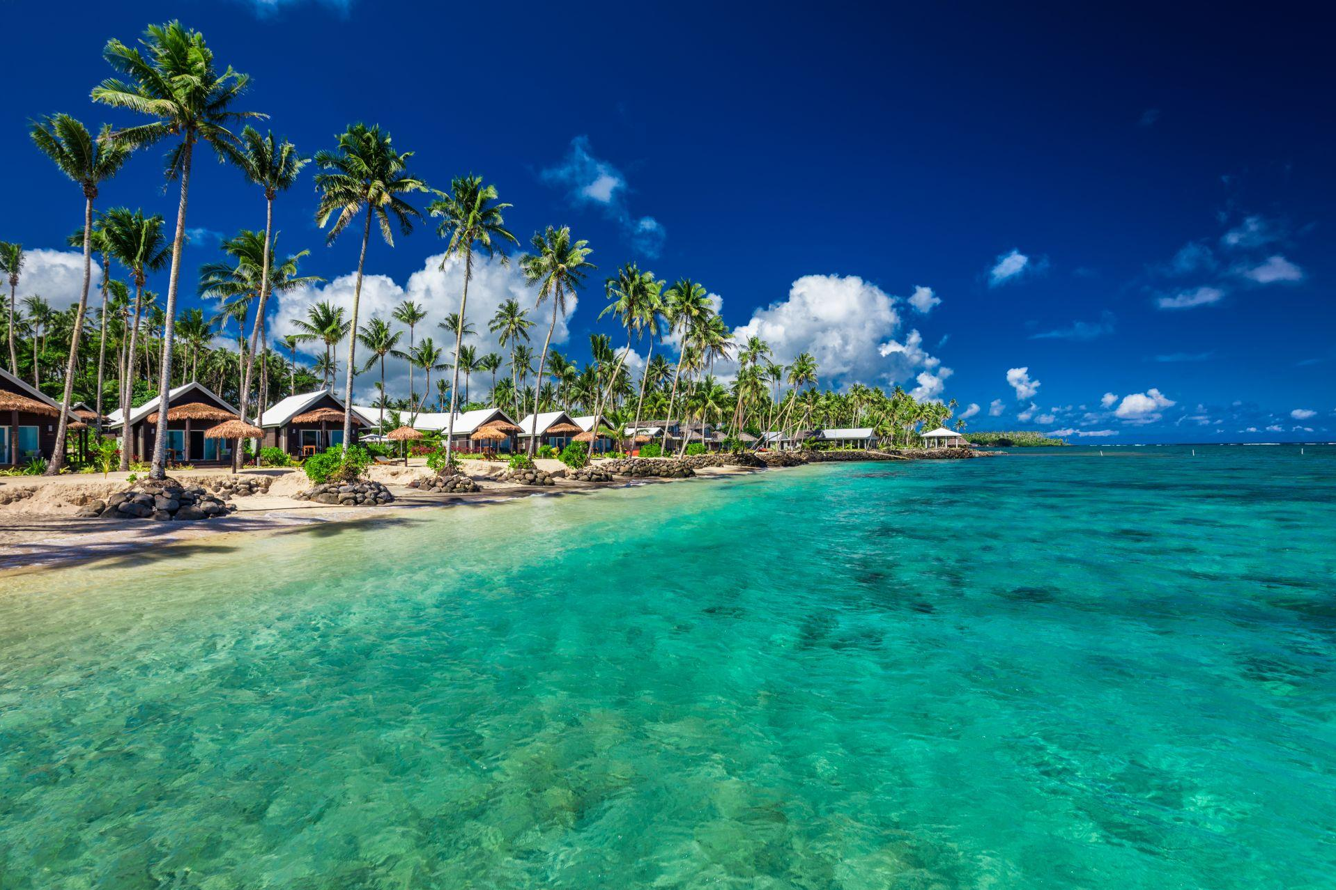 Strand auf den Samoa Island, Südsee, Ozeanien Rundreisen