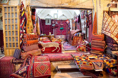Iranische Teppiche in Shiraz, Iran Reise